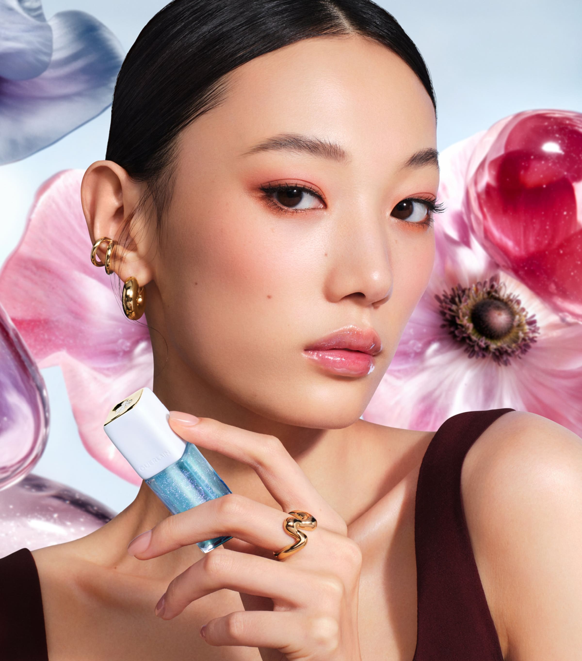 Guerlain KissKiss Bee Glow Plump Lip Oil Warm Image 7