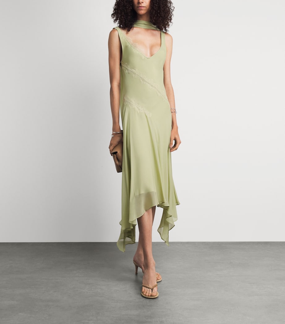De La Vali Womens Aurora Midi Dress Mint Green Image 2