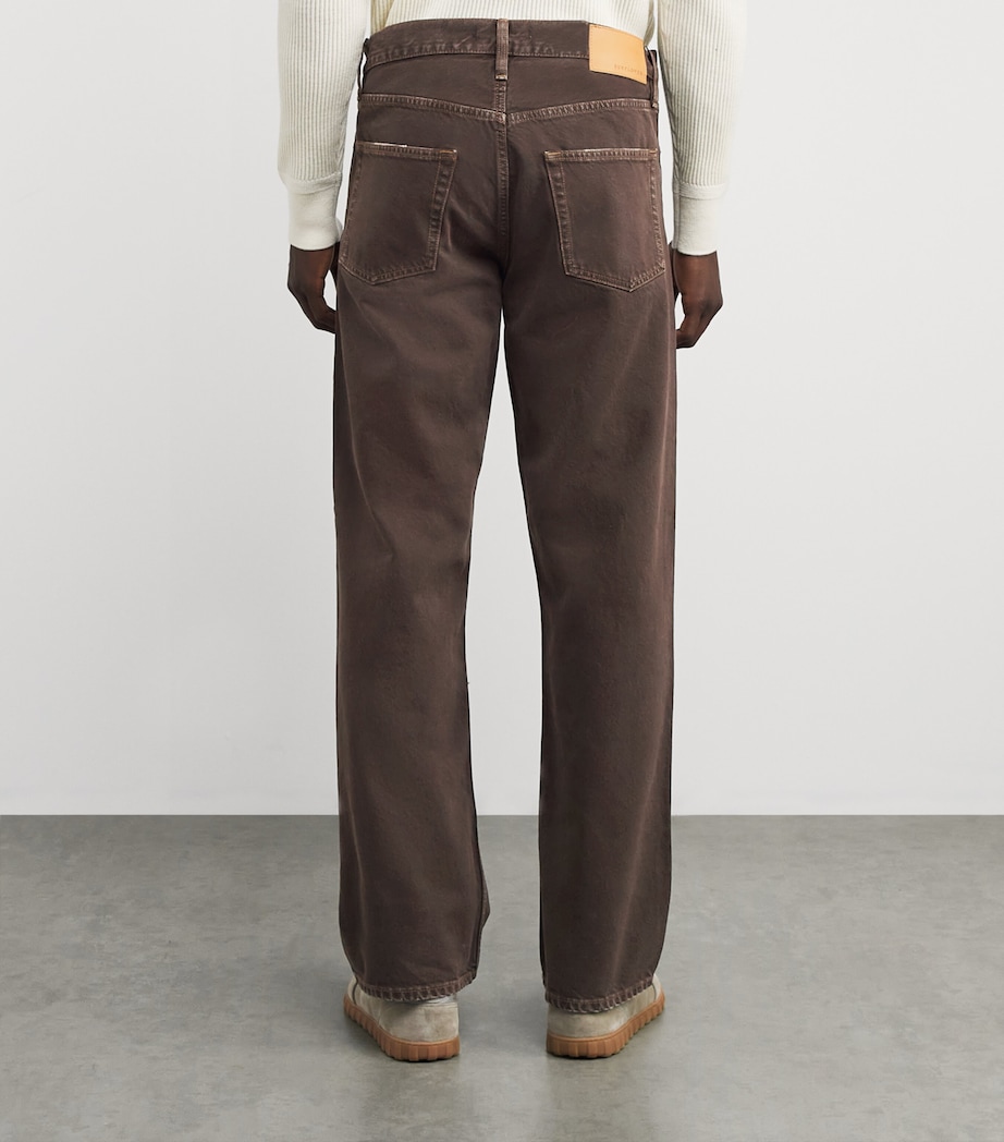 Garment-Dyed Loose Jeans VINTAGE BROWN 170 Image 4