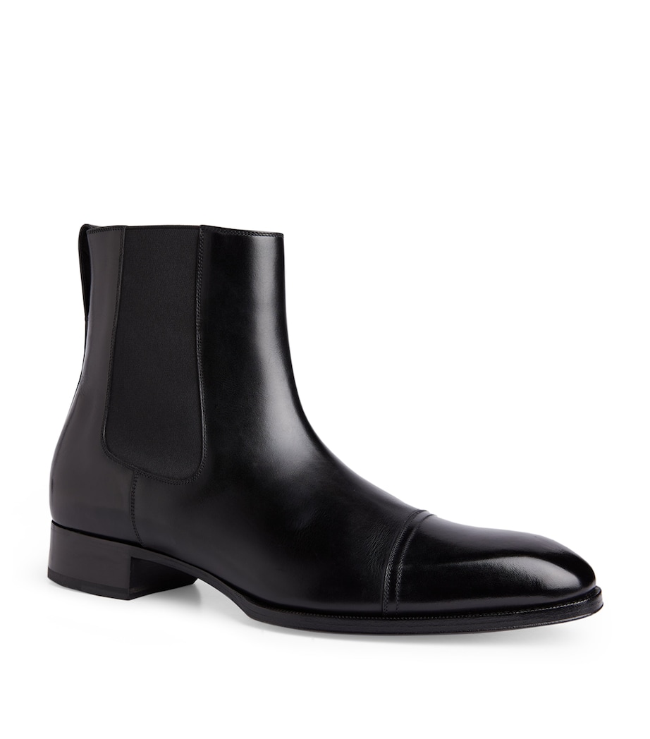 Patent Leather Chelsea Boots 1N001 Image 1