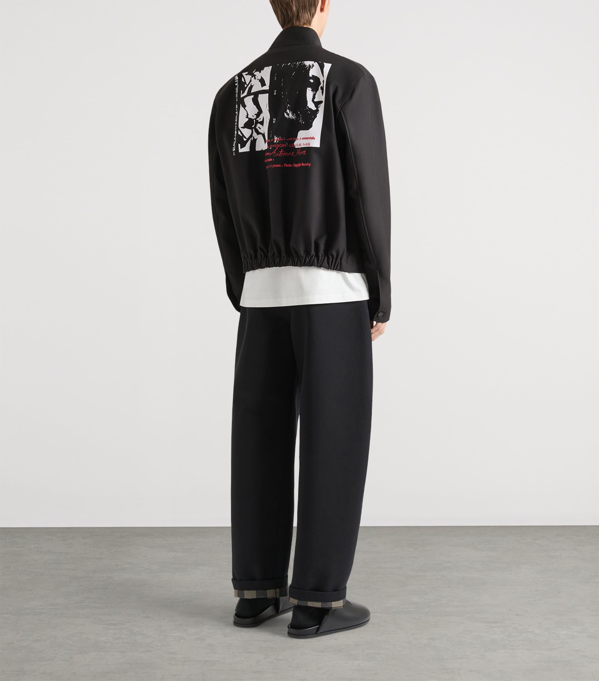 Givenchy Mens Zip-Up Bomber Jacket Image 4