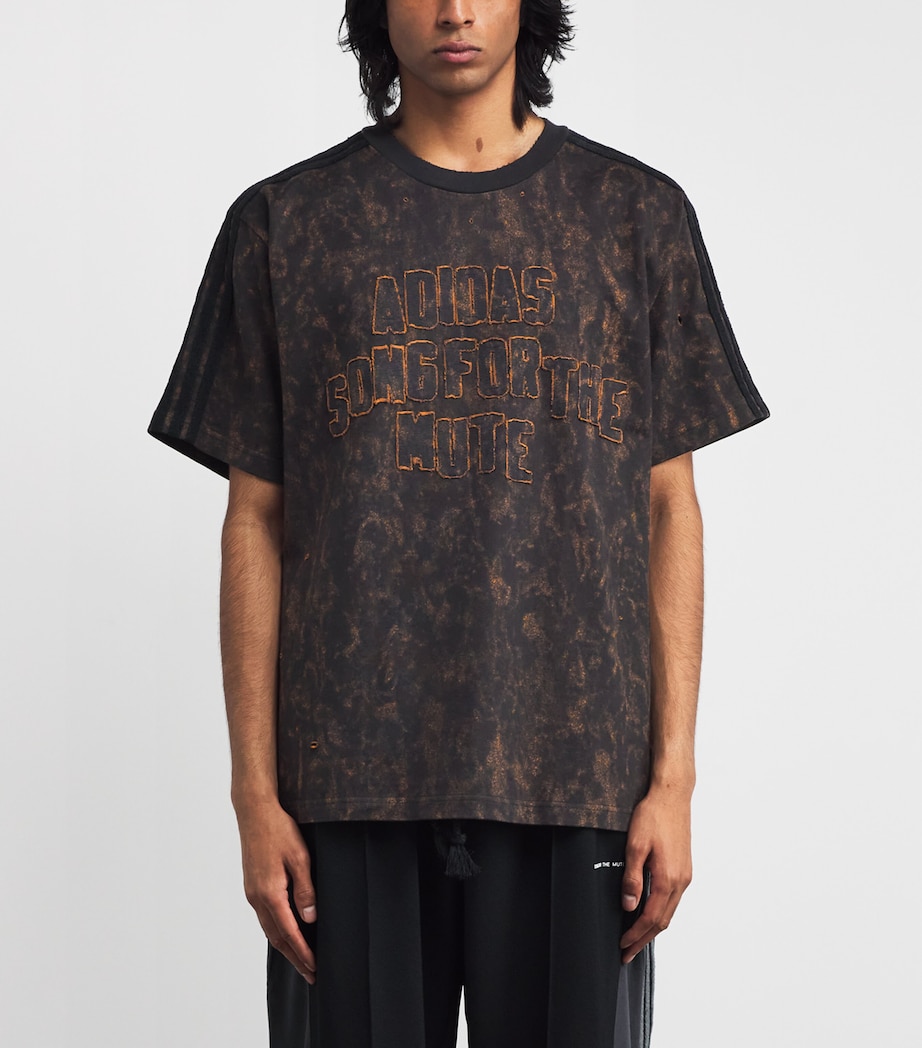 Originals x Song for the Mute Distressed T-Shirt BLACK Image 5