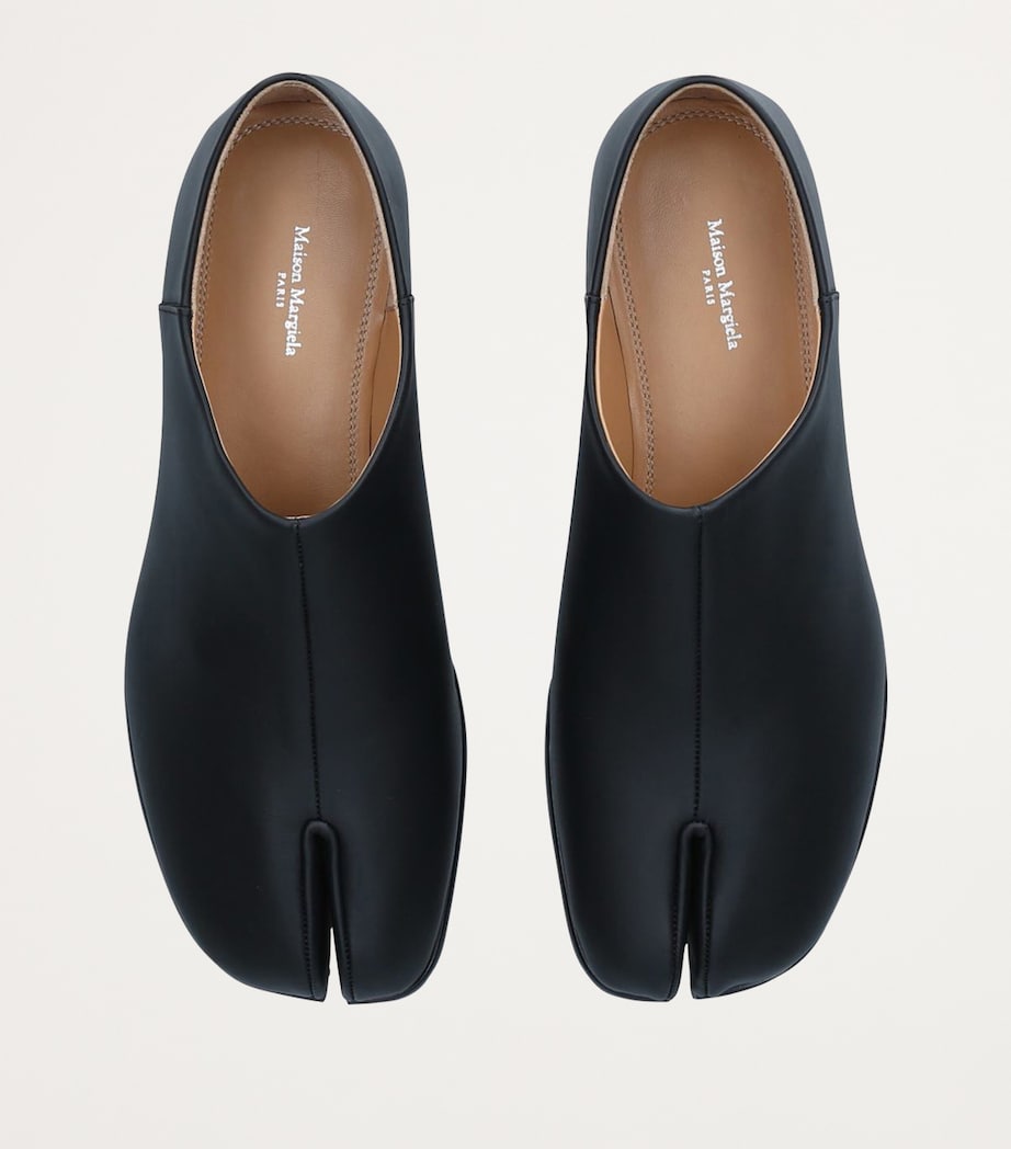 Nappa Leather Tabi Babouche Mules BLACK Image 5