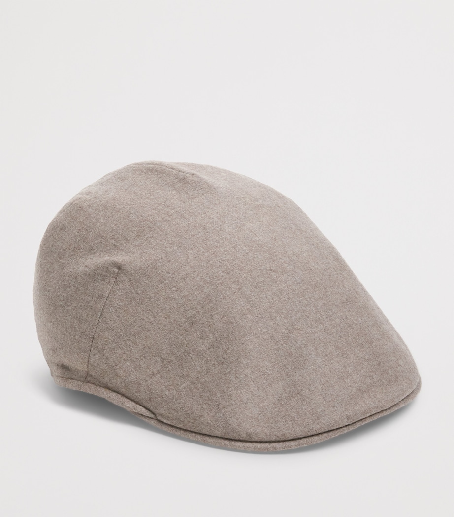 Wool-Cashmere Flat Cap 128B Image 2