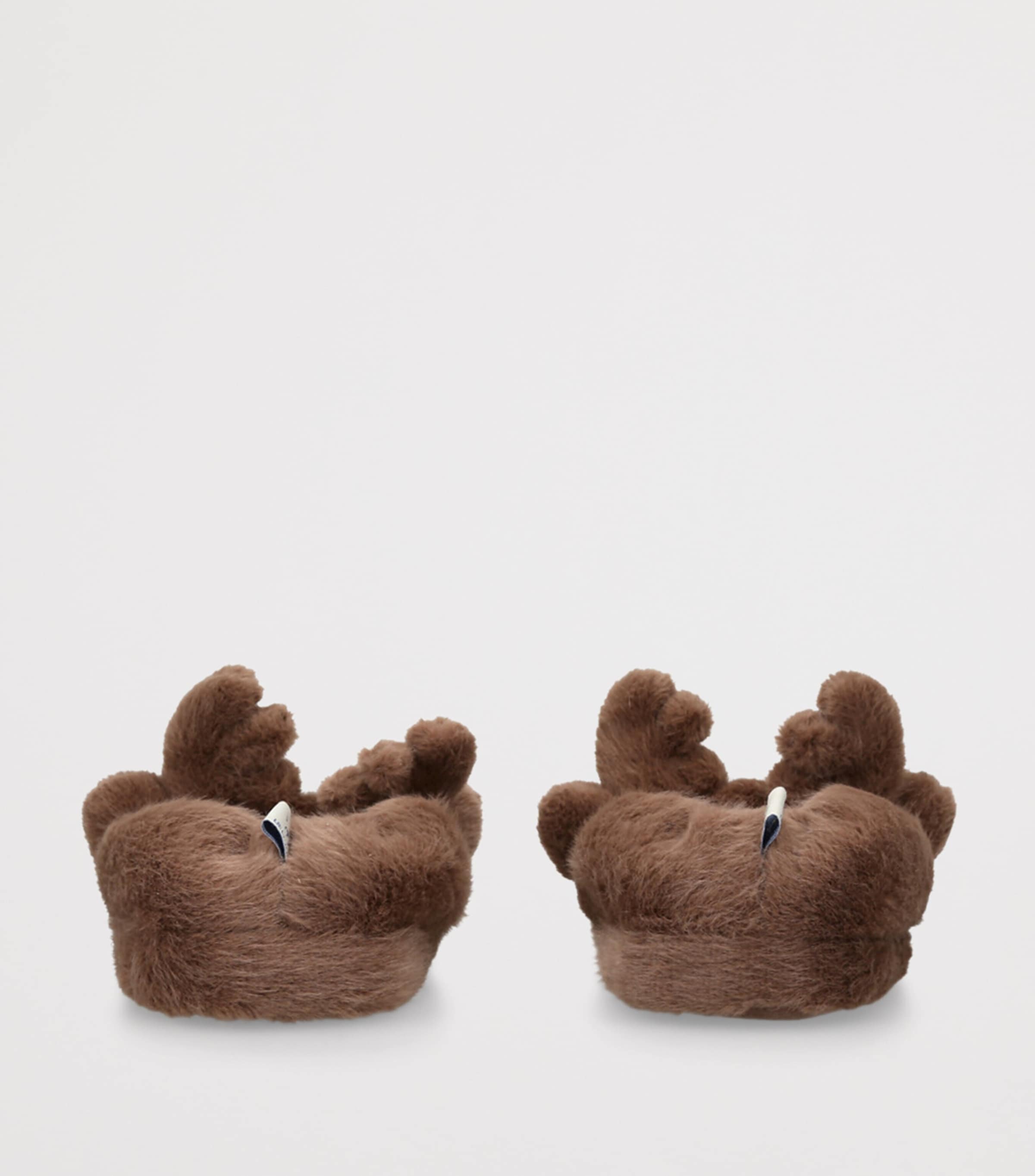 Aviaja Reindeer Slippers DARK BROWN Image 2