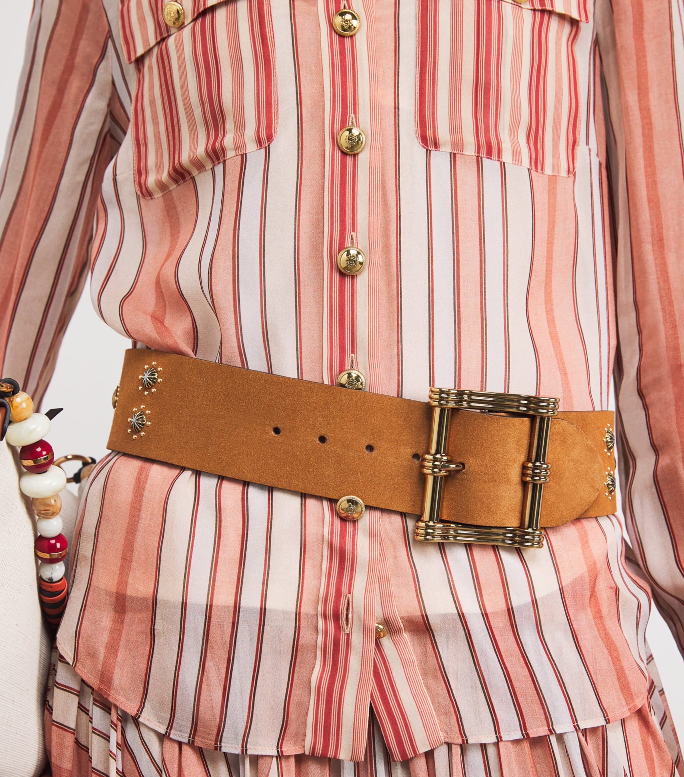 Rebellion Bohemian Stripe Shirt REST RED STRIPE Image 6