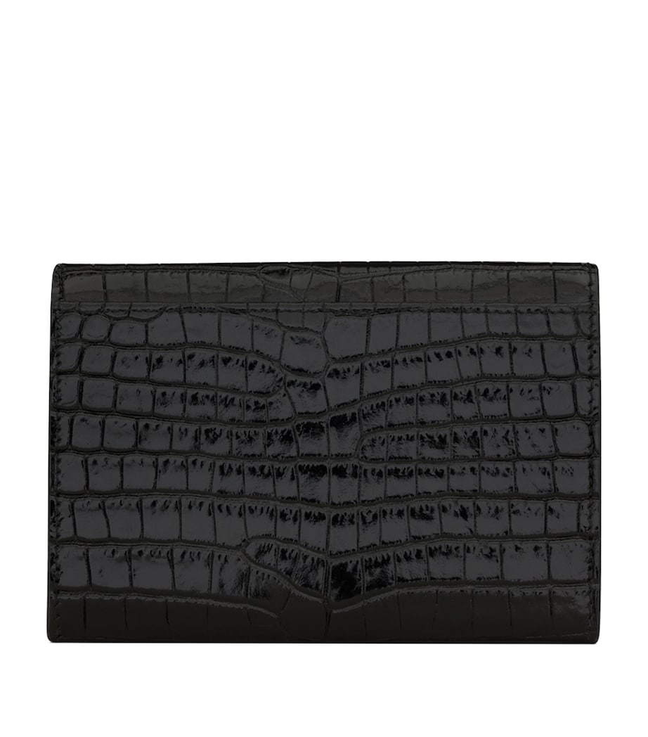 Small Cassandre Croc-Embossed Wallet 1000 Image 2