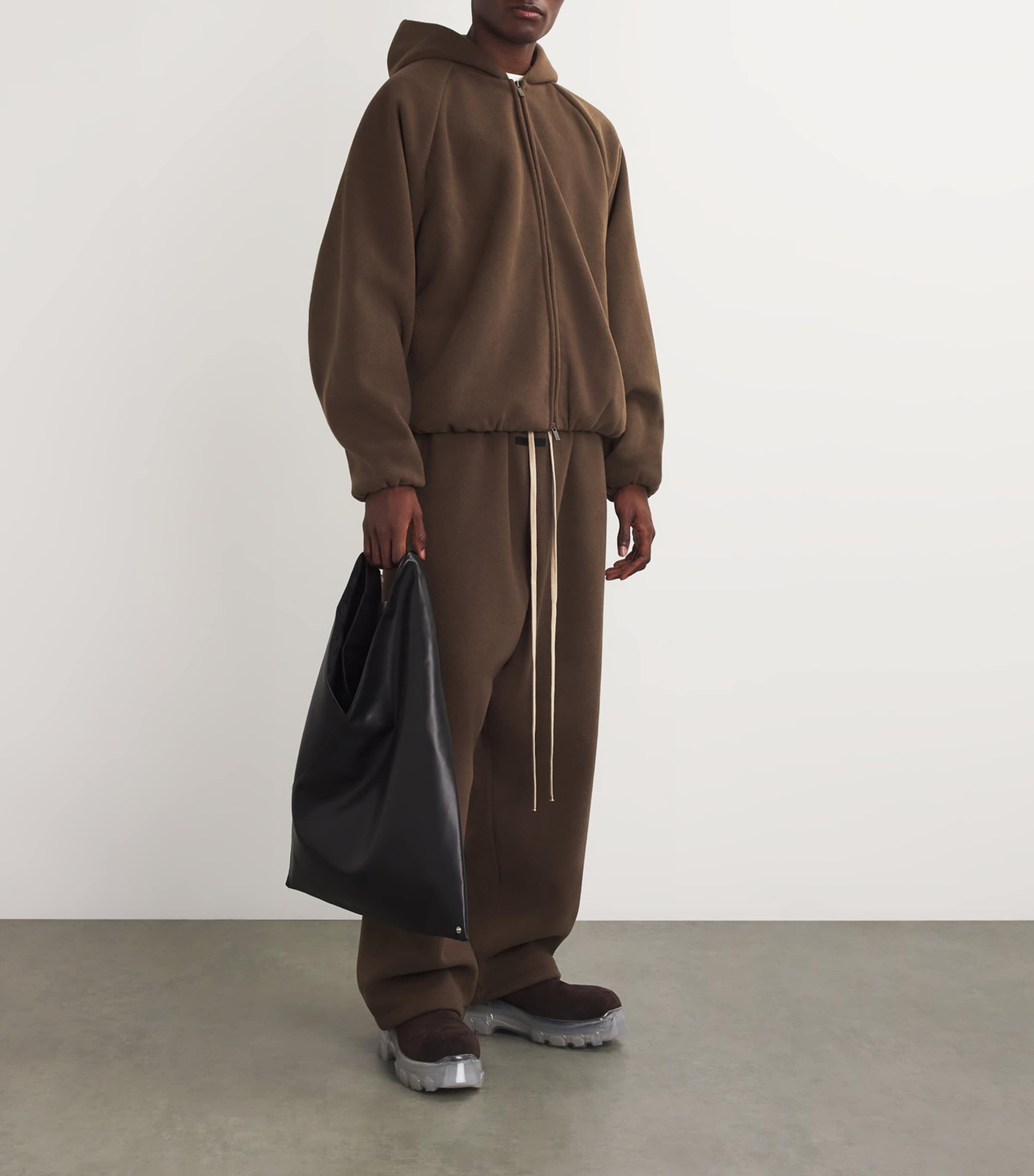 Logo-Patch Sweatpants BROWN Image 2