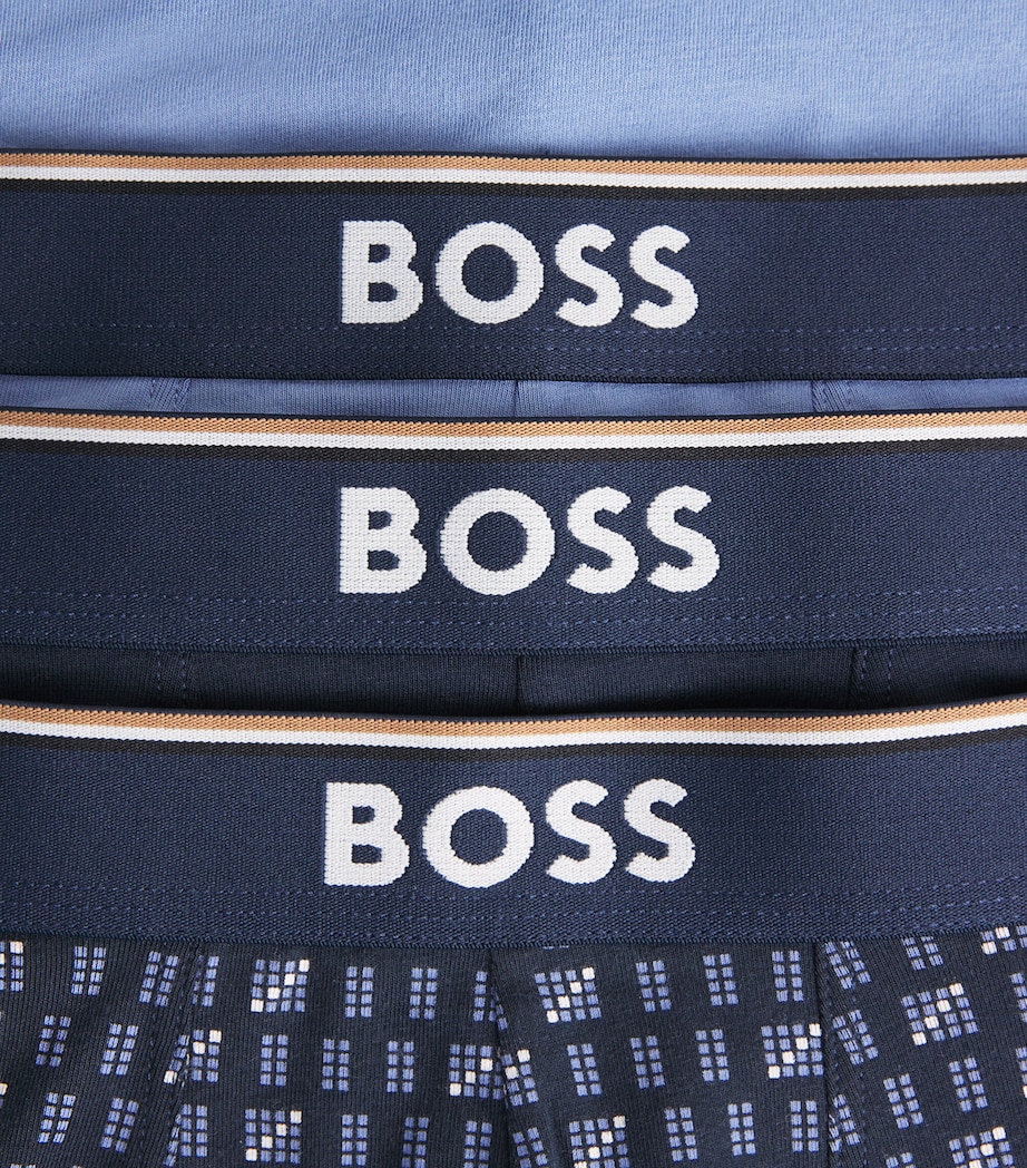 Stretch-Cotton Power Boxer Briefs (Pack of 3) OPEN BLUE460 Image 5