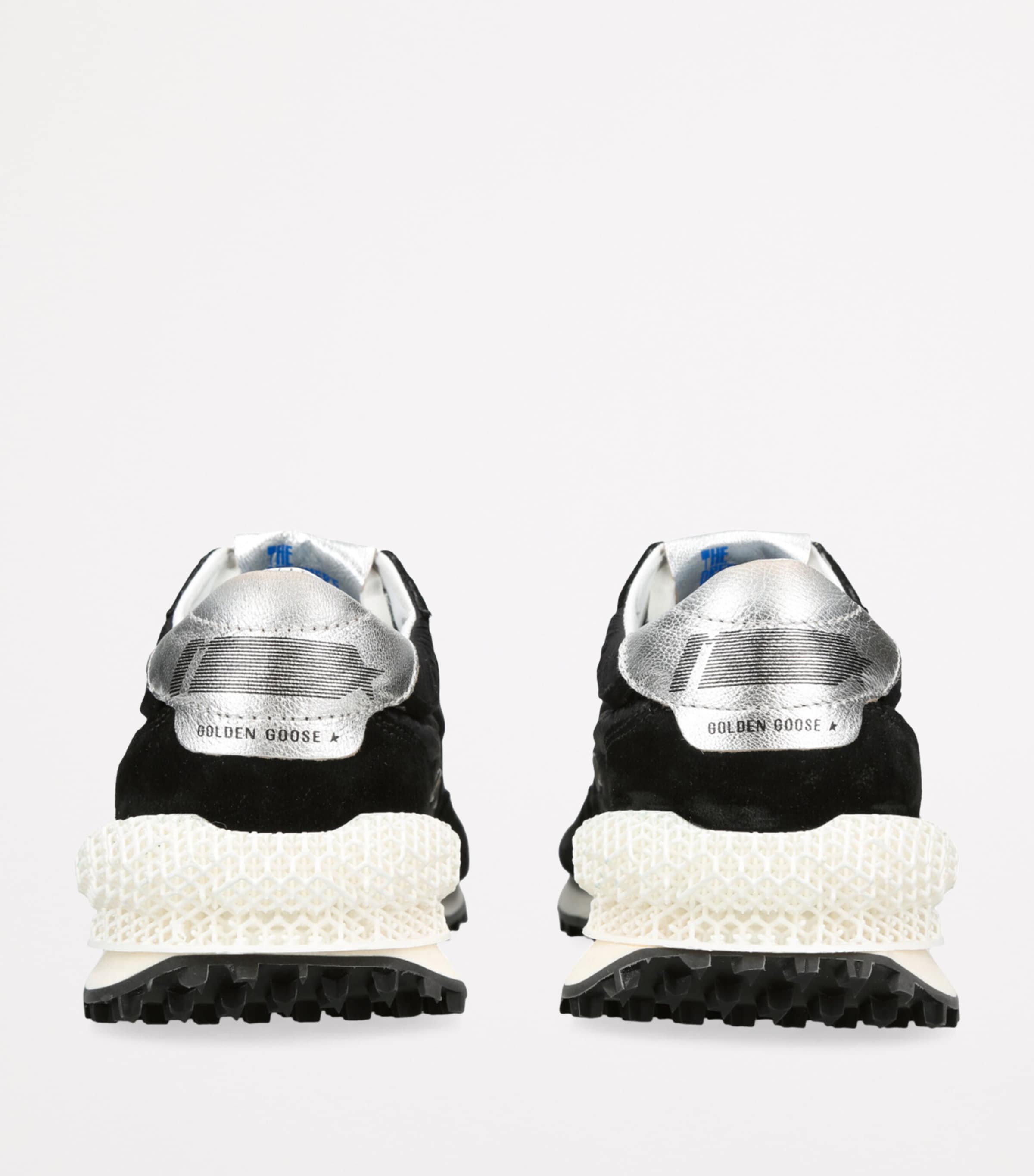 Golden Goose Mens Marathon Runner Sneakers Black/comb Image 2