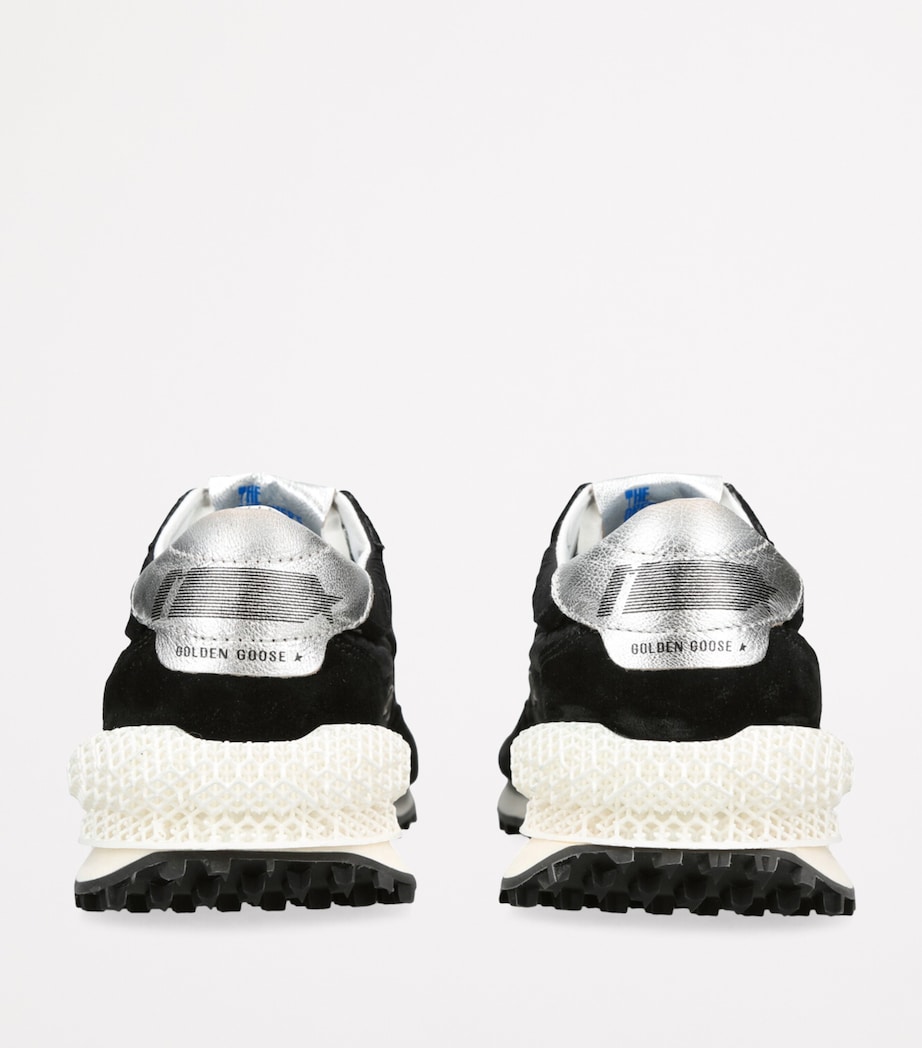Golden Goose Mens Marathon Runner Sneakers Black/comb Image 2