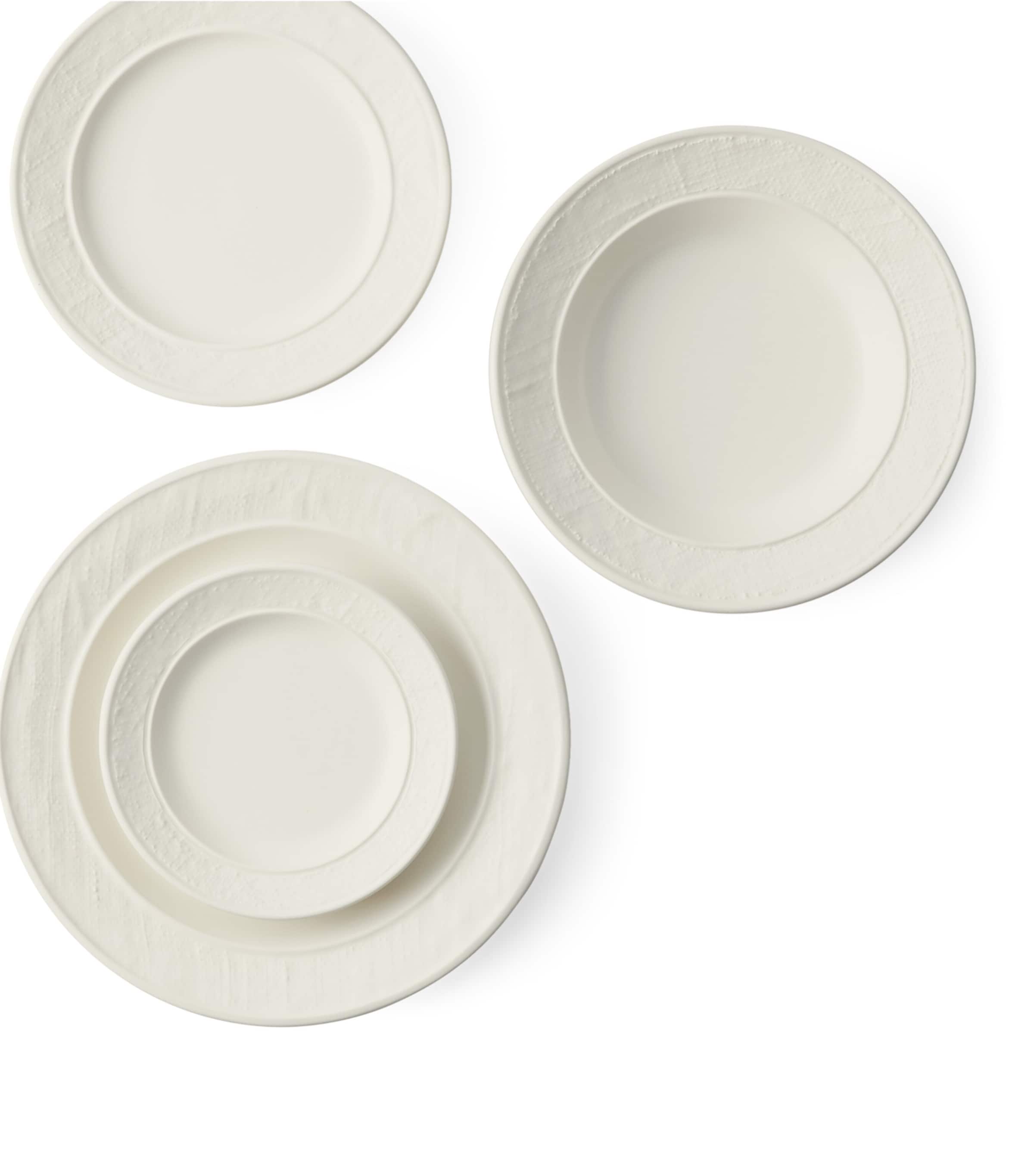 Earthenware Everett Bread Plate (16.5cm) CREAM Image 2