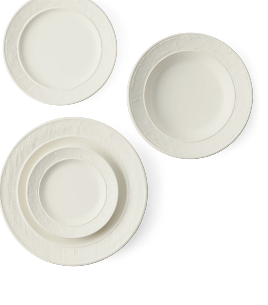 Earthenware Everett Bread Plate (16.5cm) CREAM Image 2