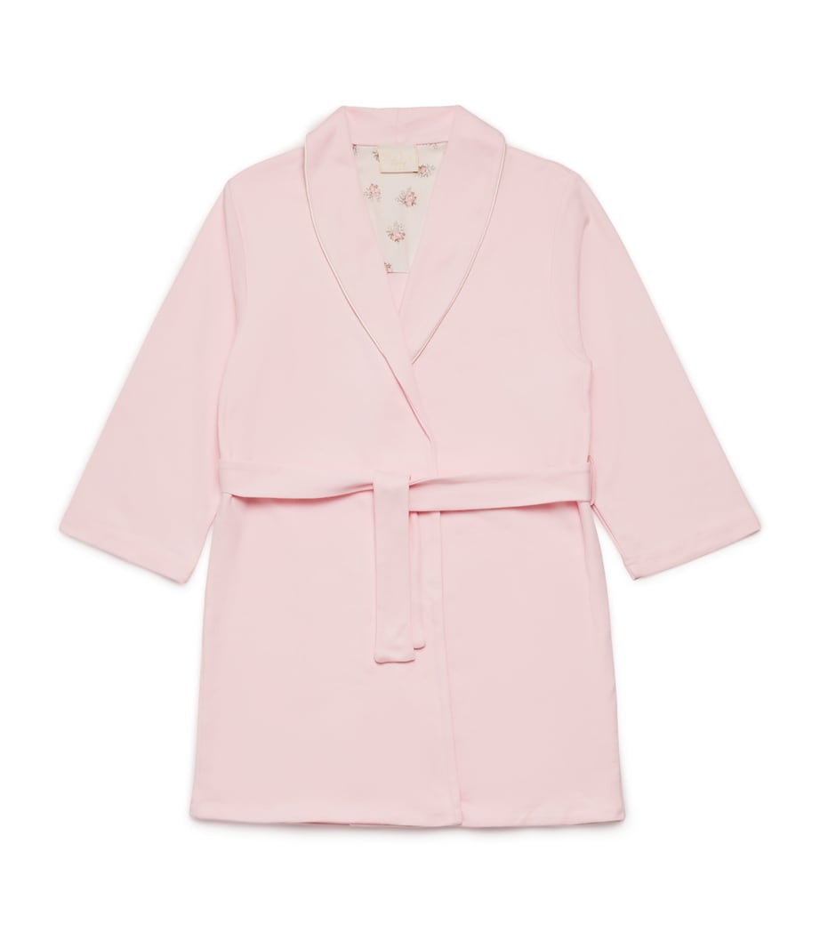 Story Loris Pink Cotton Robe (3-14 Years) | Harrods UK
