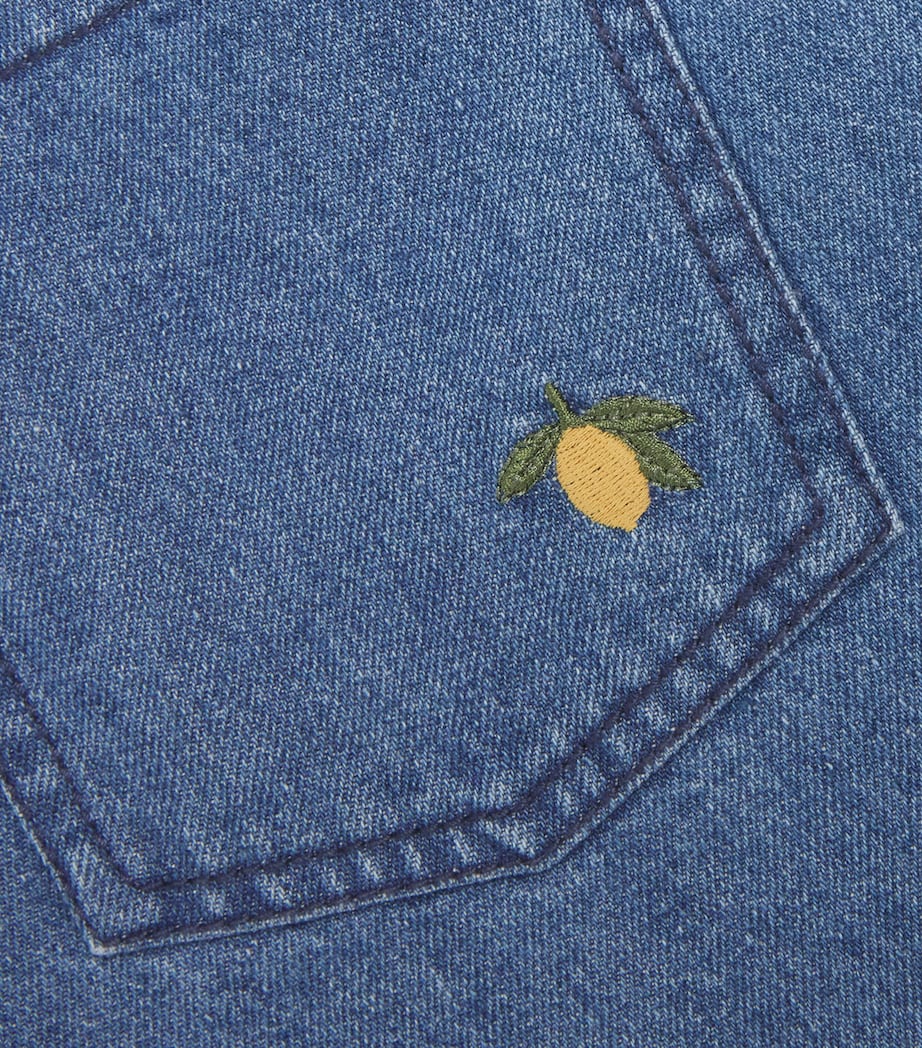 Denim Magot Shorts (5-10 Years) DENIM BLUE Image 3