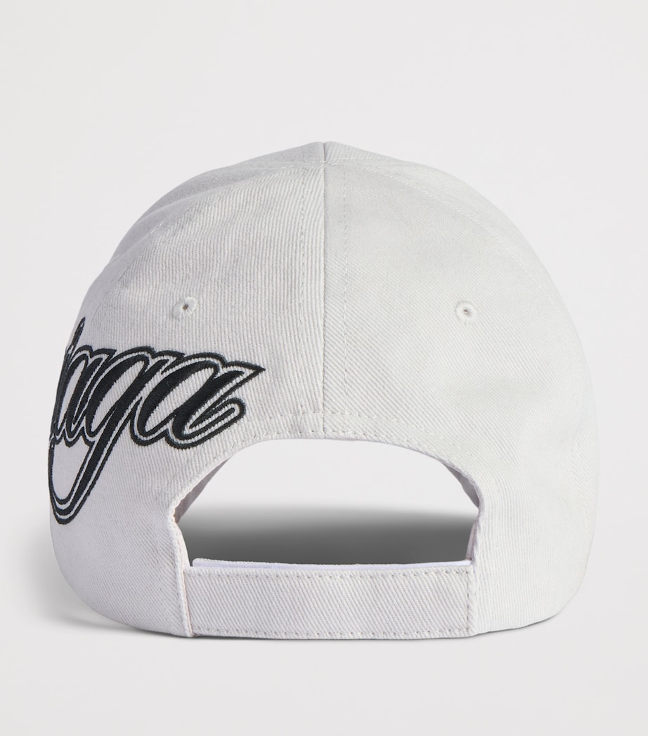 Cursive Logo Baseball Cap 9017 Image 2