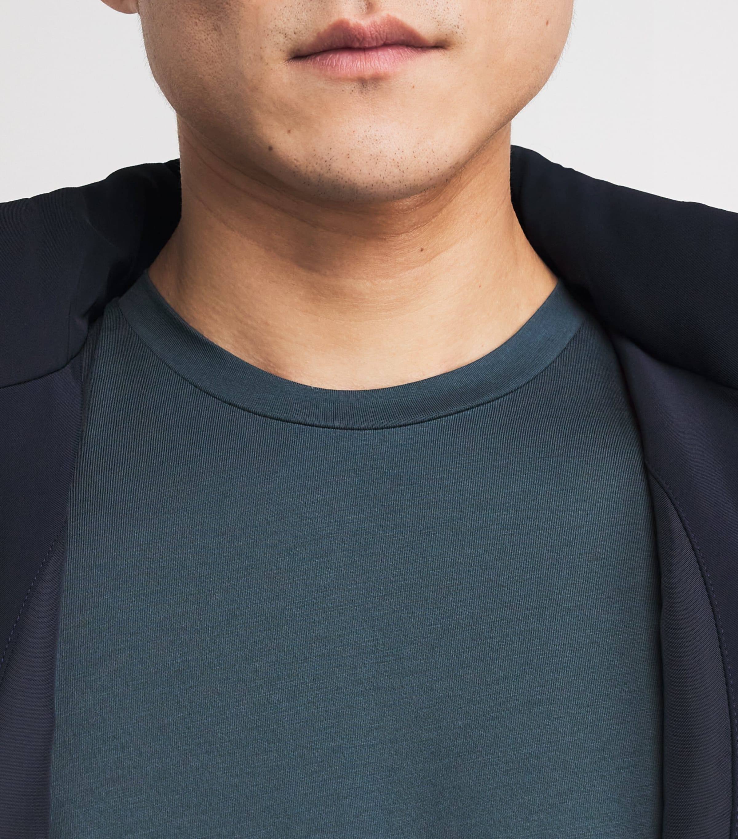 Supima Cotton Riviera T-Shirt DARK PETROL26 GNIT Image 6