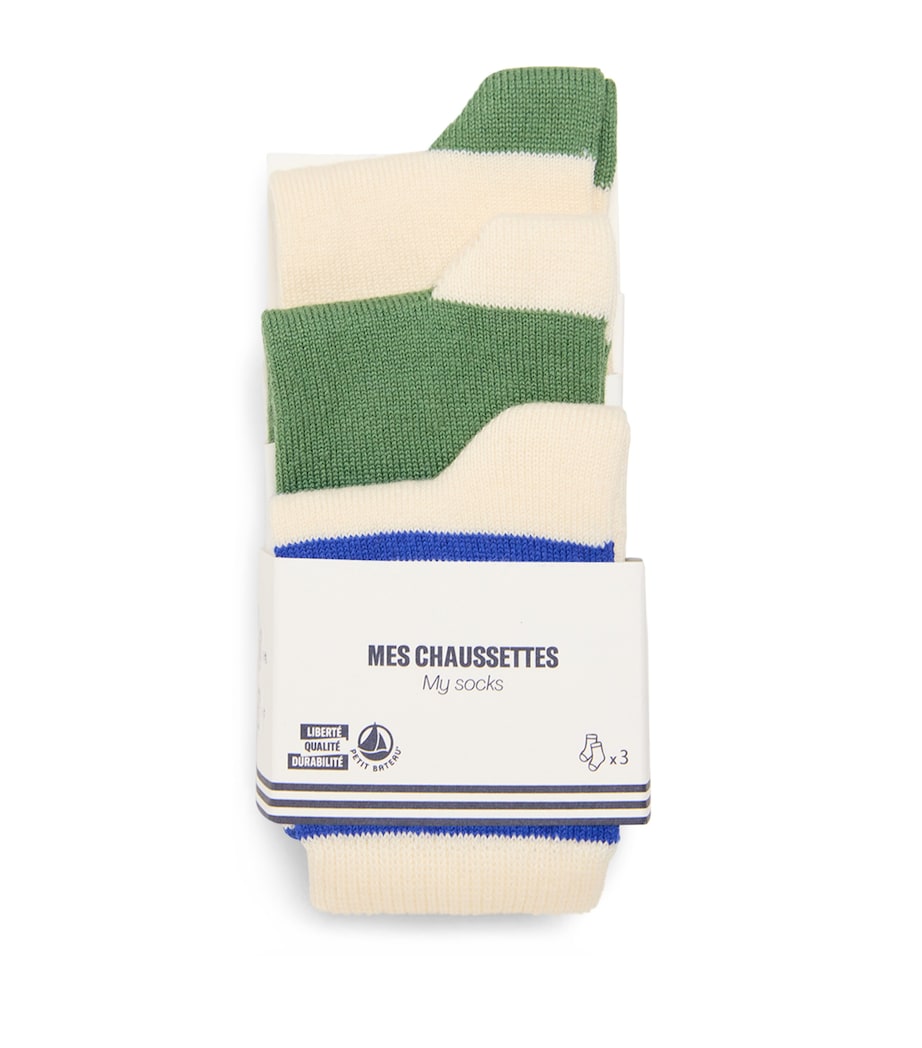 Pack of 3 Cotton-Blend Socks 1VARIANTE 1 Image 1
