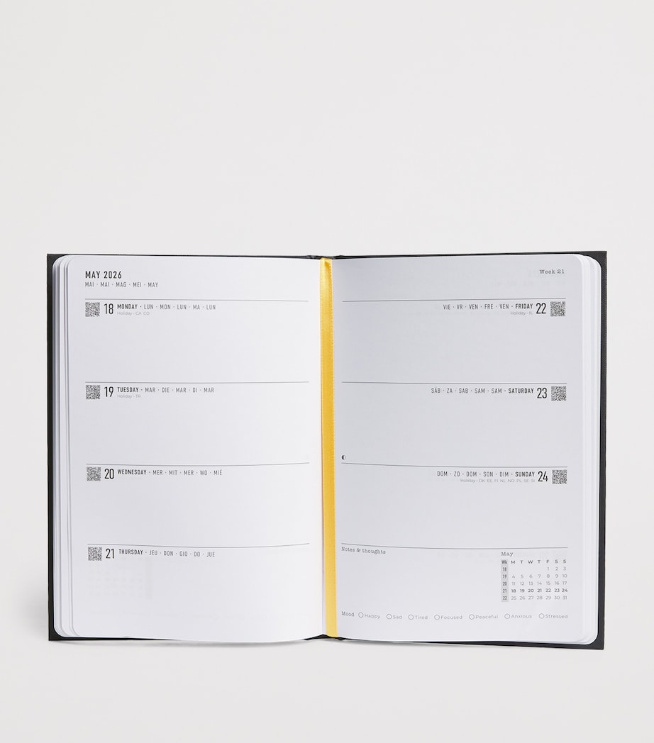 Classic A5 Diary 2026 BLACK Image 2