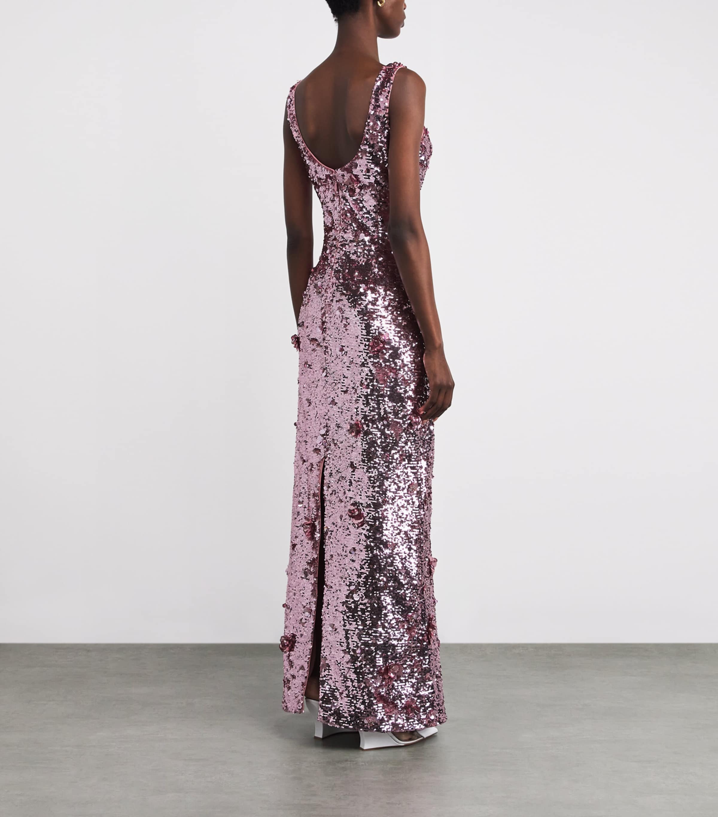 Sequin Tindra Gown DUSTY ROSE Image 3