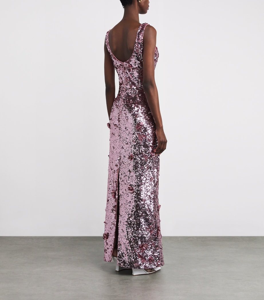 Sequin Tindra Gown DUSTY ROSE Image 3