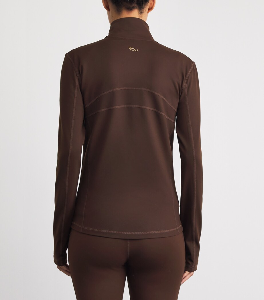 Y.O.U Womens Zip-Up Clayton Jacket Potting Soil Image 5