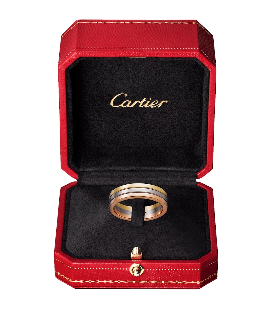 Mixed Gold Vendôme Louis Cartier Wedding Band MULTI Image 4