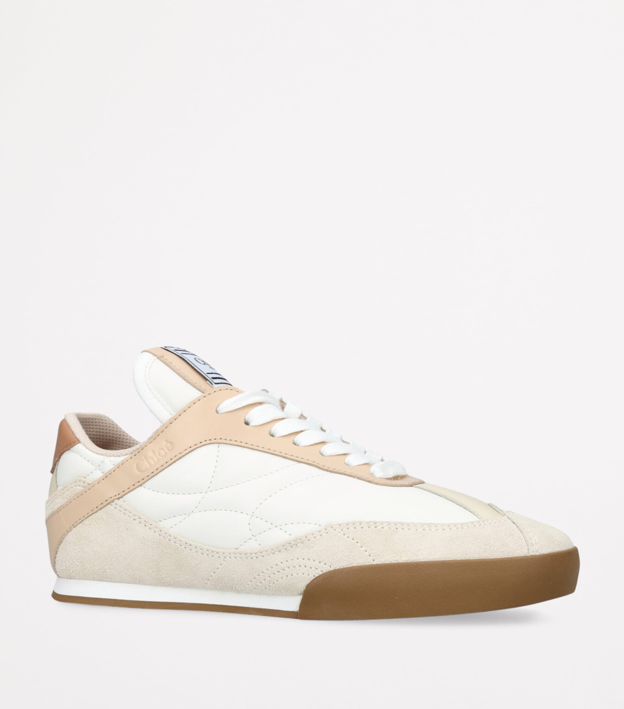 Leather Kick Low-Top Sneakers WHITE/OTH Image 3