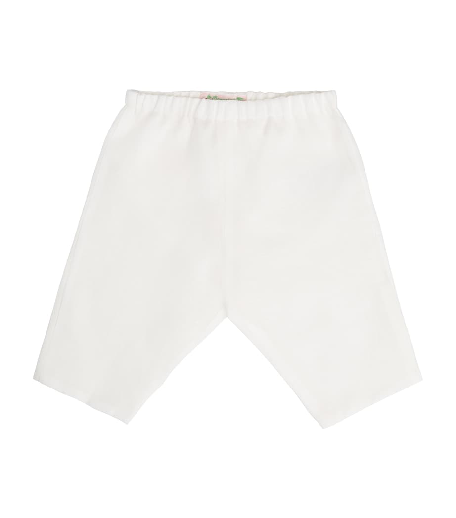 Linen Dandy Trousers (1-36 Months) BLANC LAIT Image 1