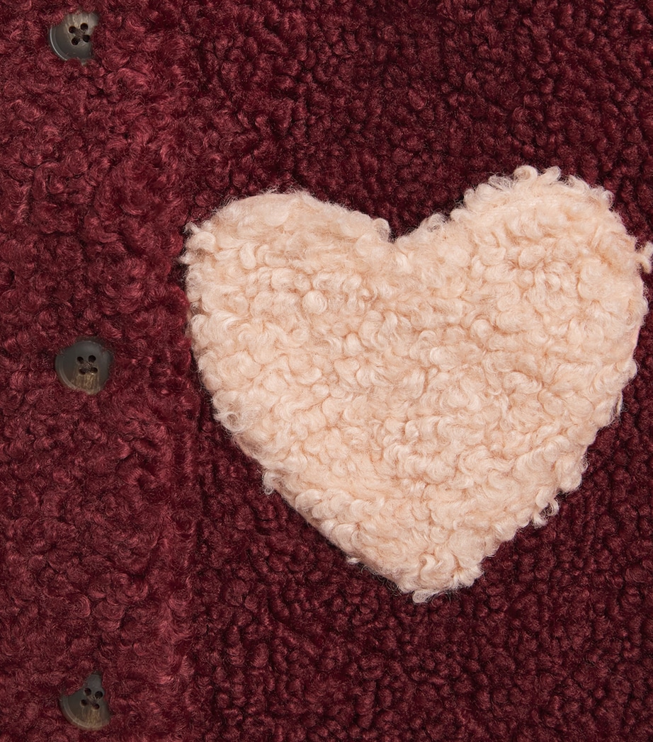 Fleece Calin Coat (5-10 Years) S10047 CABERNET Image 3