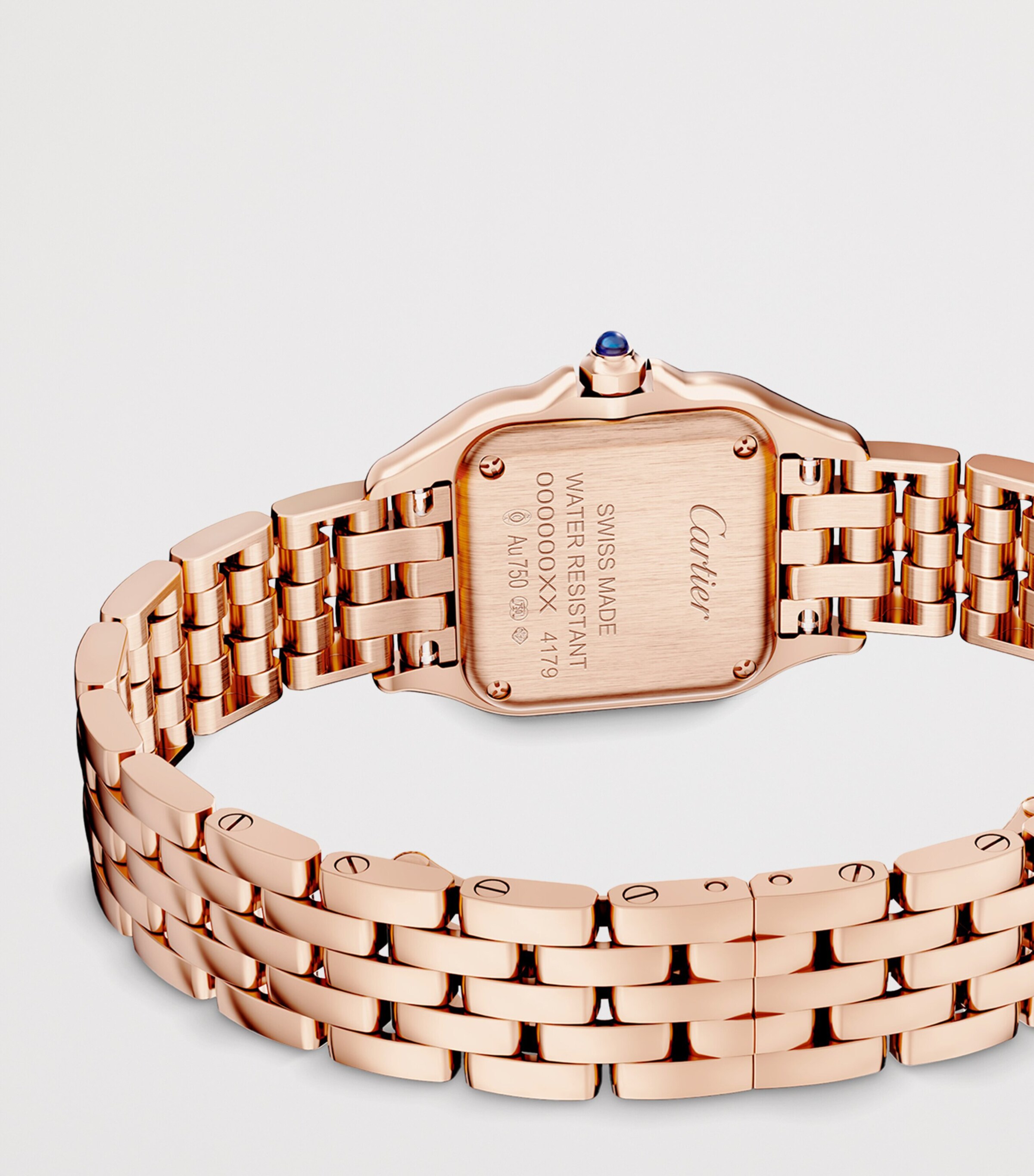 Cartier Small Rose Gold Panthère de Cartier Watch 23mm Silvered Image 5