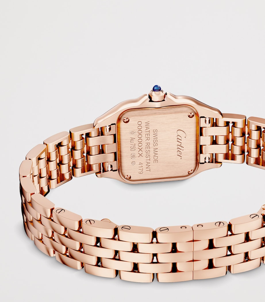 Cartier Small Rose Gold Panthère de Cartier Watch 23mm Silvered Image 5