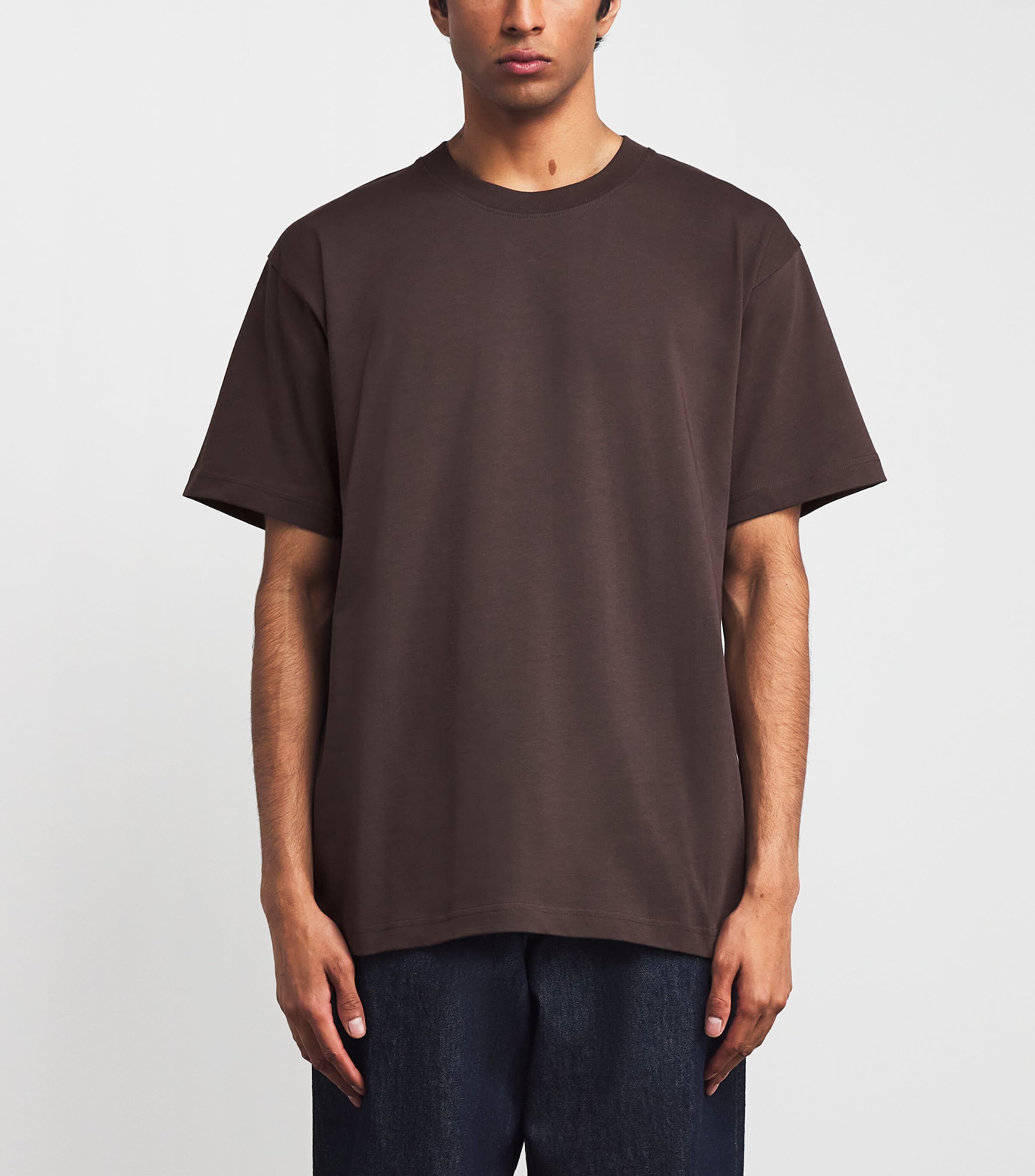 Organic Cotton T-Shirt SEAL BROWN Image 3