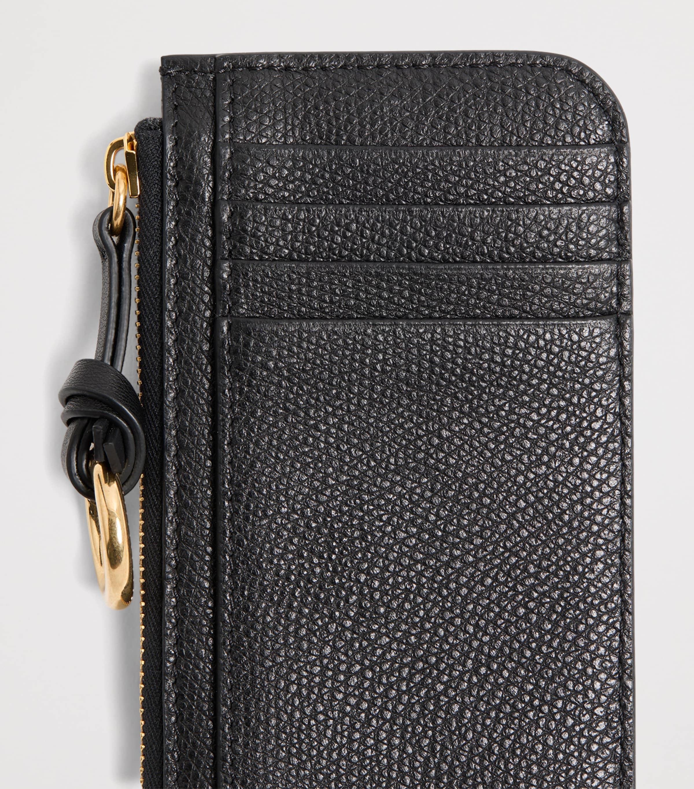 Valentino Garavani Leather VLogo Card Holder Image 6