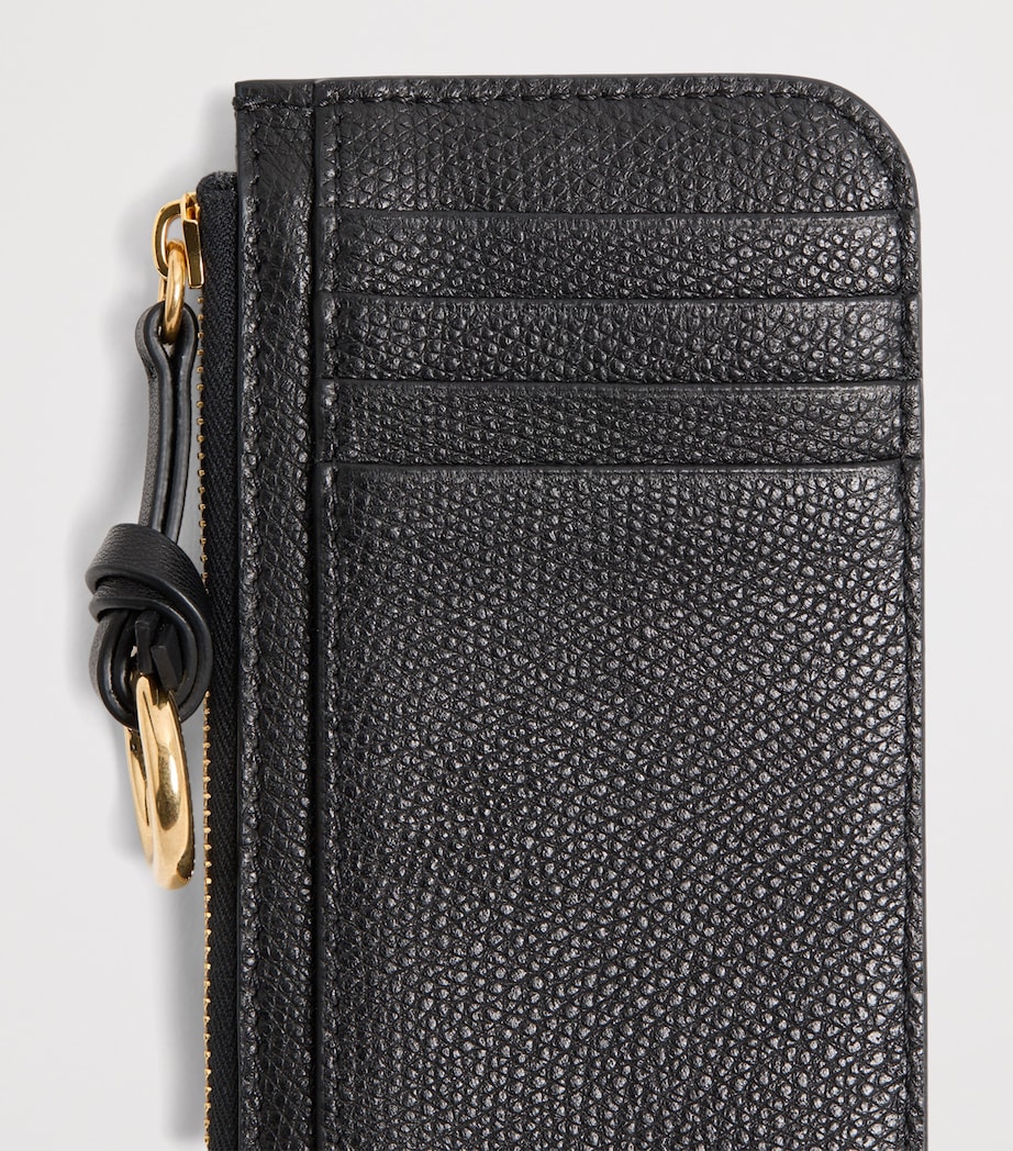 Valentino Garavani Leather VLogo Card Holder Image 6