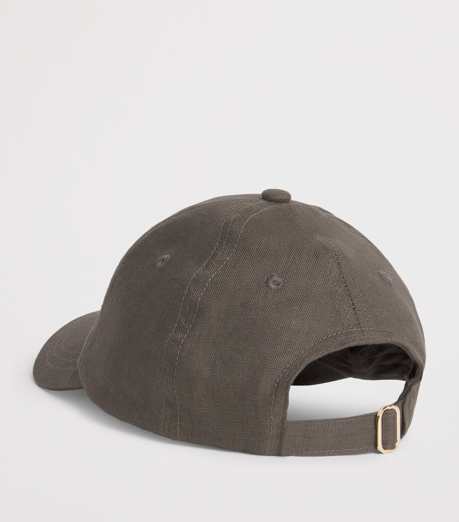 Frescobol Carioca Linen Fernando Baseball Cap Seawood Image 3