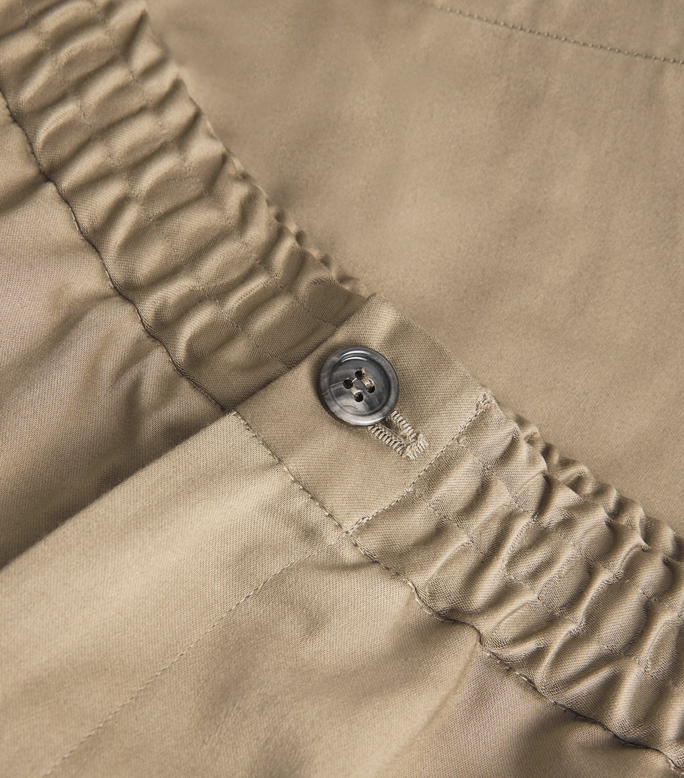 Cotton Elasticated-Waist Shorts LAURIER/375 Image 3