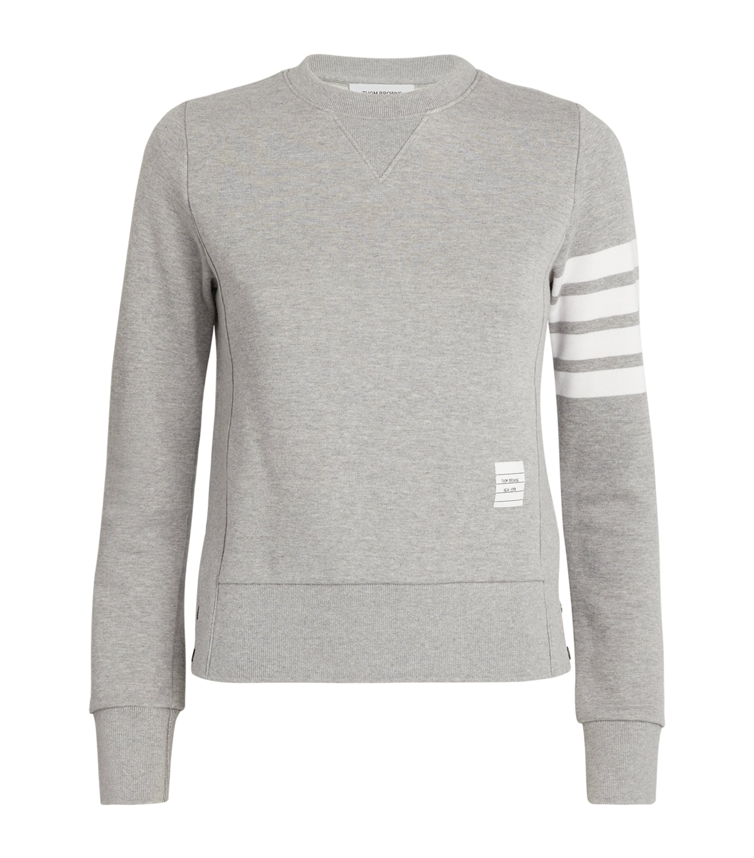 Shop Thom Browne 4-bar Sweatshirt In Grey