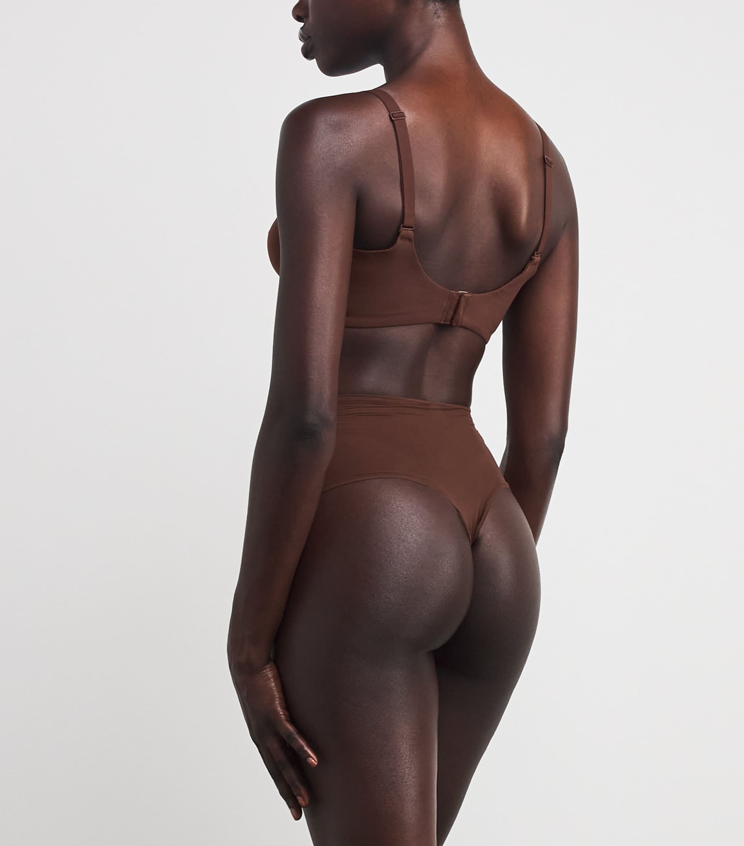 Fits Everybody Unlined Demi Bra COCOA Image 3