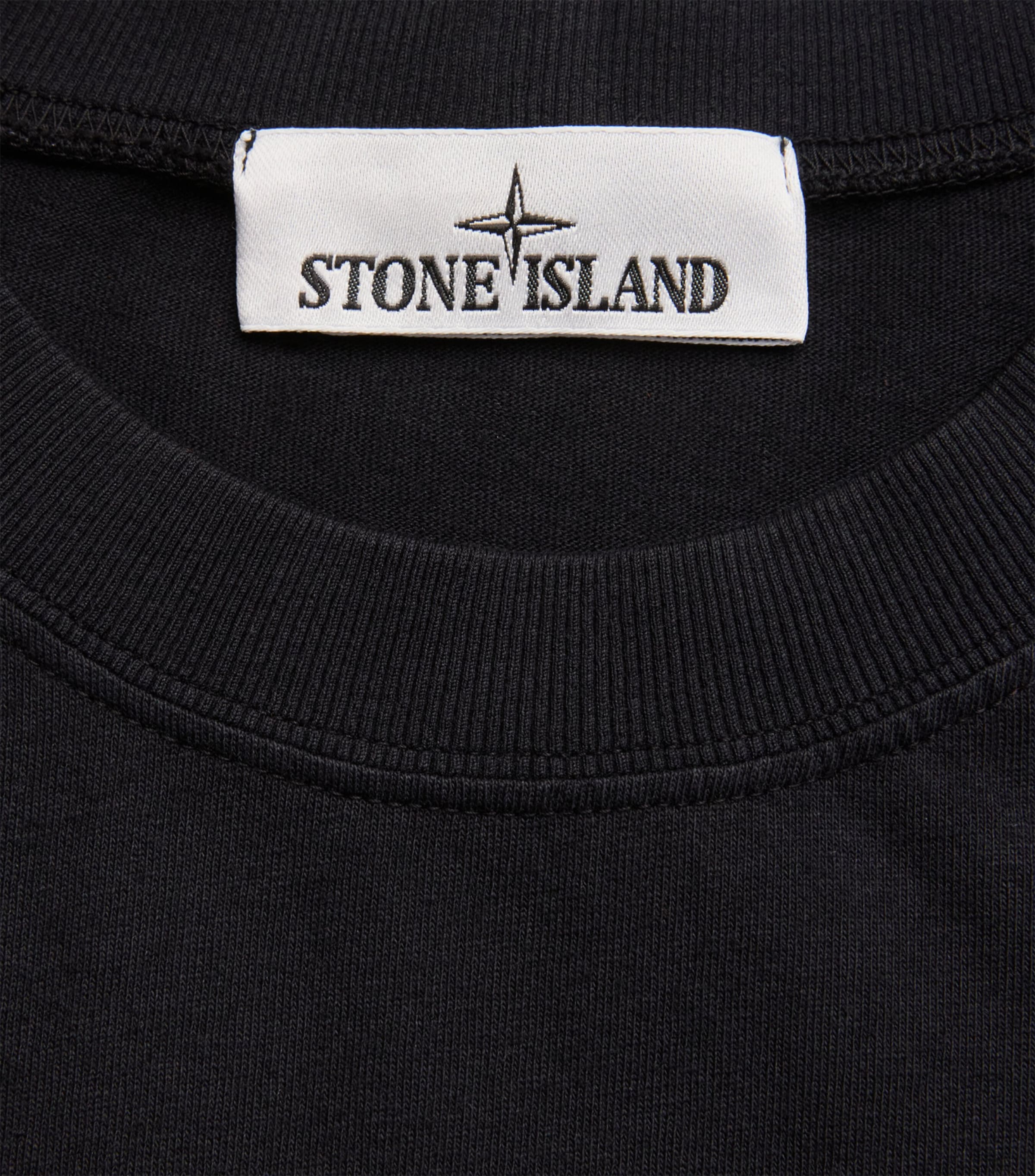 Stone Island Mens Compass Slim Long-Sleeve T-Shirt Image 6