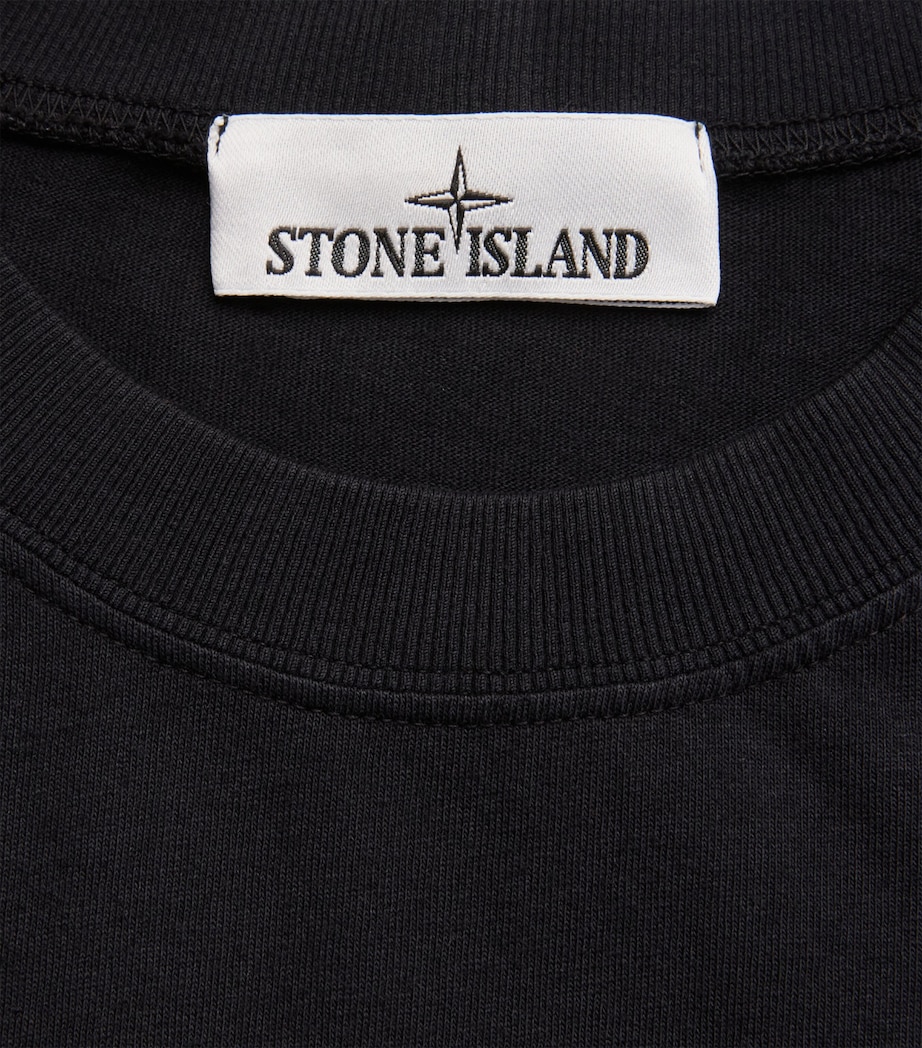 Stone Island Mens Compass Slim Long-Sleeve T-Shirt Image 6