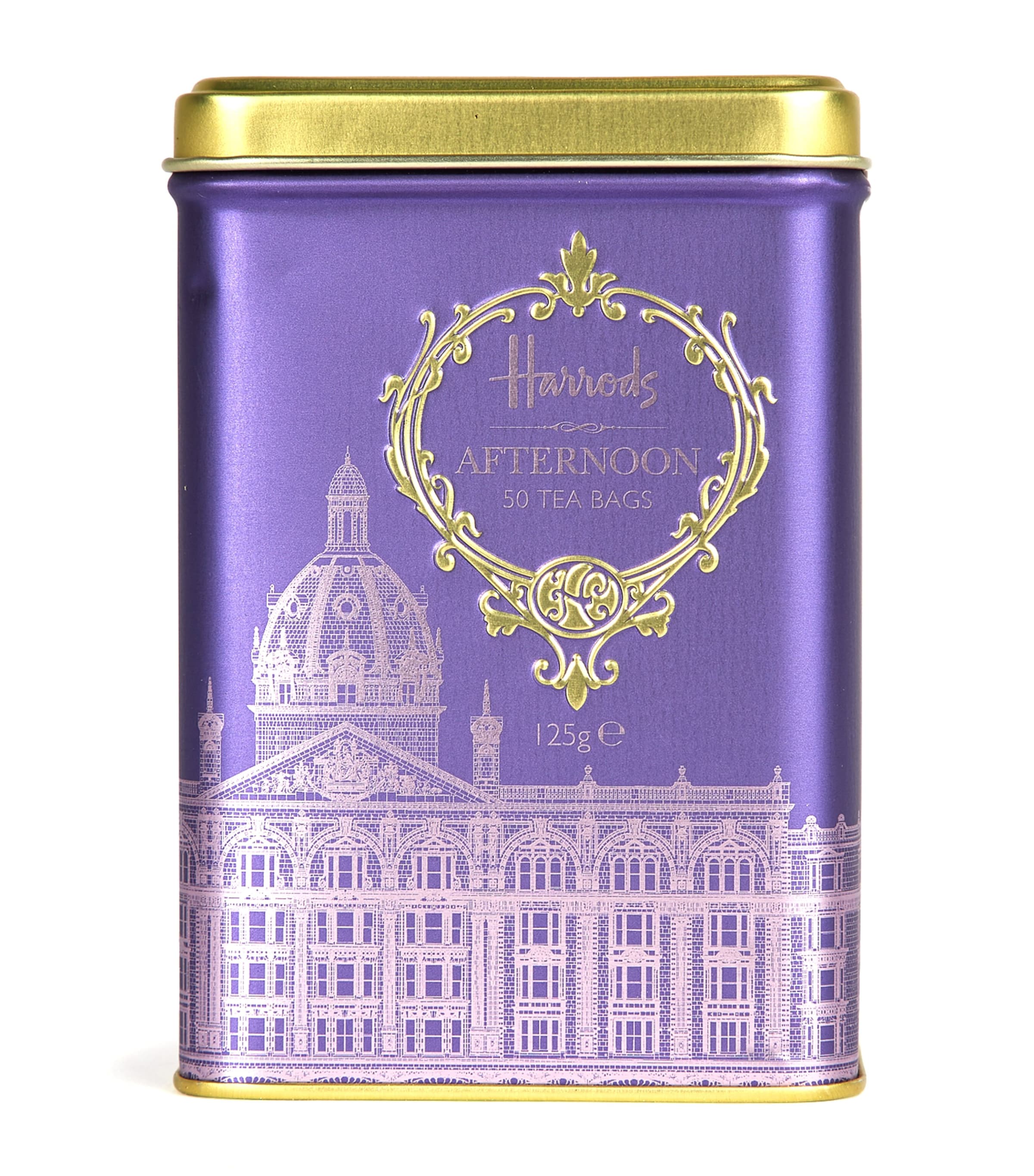 Harrods Afternoon Tea Bag Tin (50 Tea Bags)