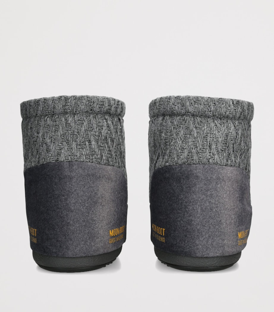 x Guest In Residence Knitted Icon Low Boots GREY/DARK Image 2
