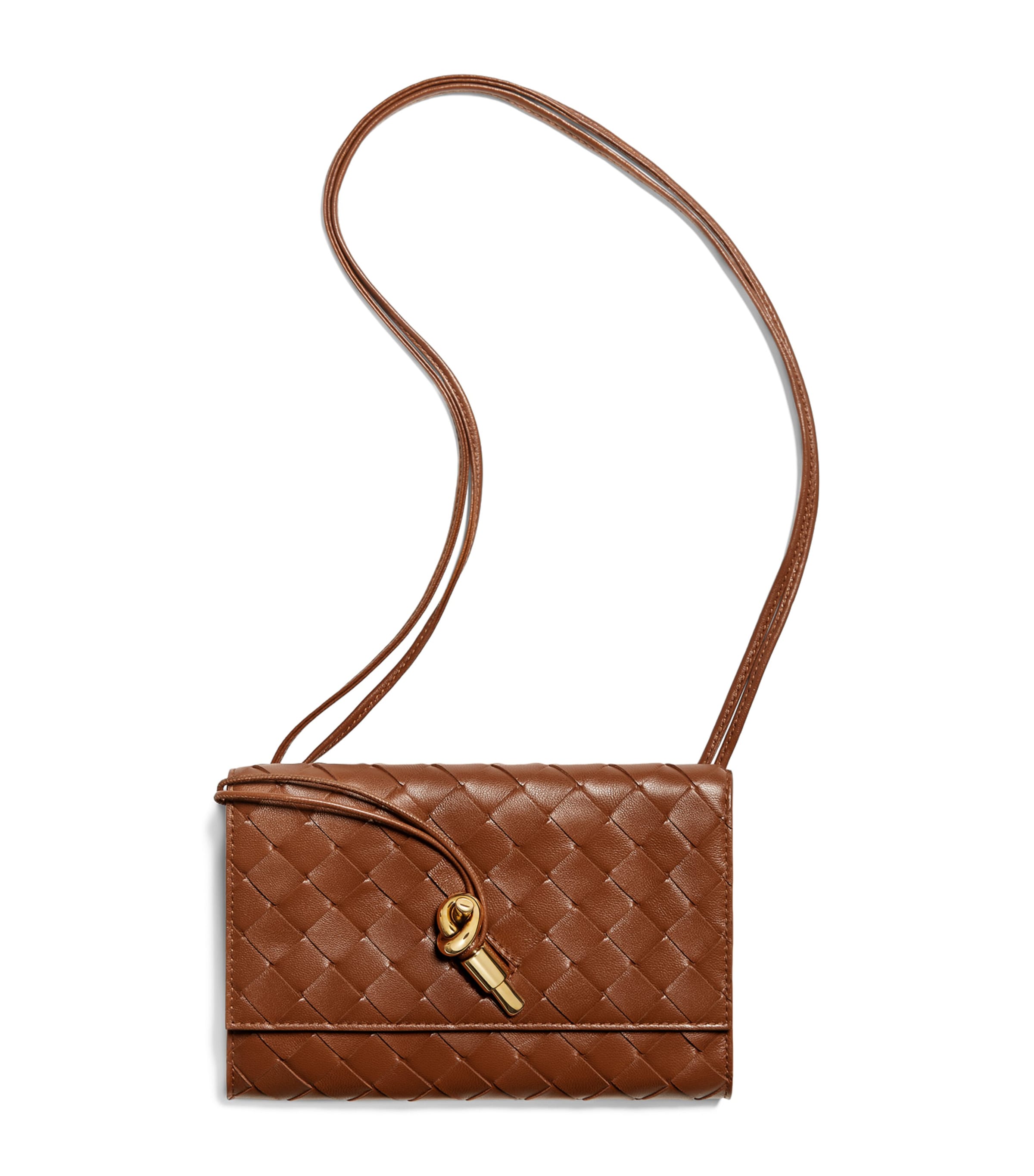 Bottega Veneta Leather Andiamo Shoulder Bag Image 1