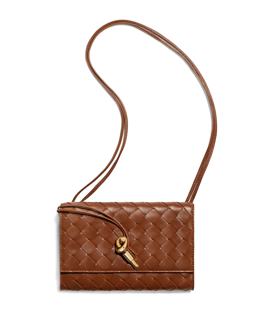 Bottega Veneta Leather Andiamo Shoulder Bag Image 1