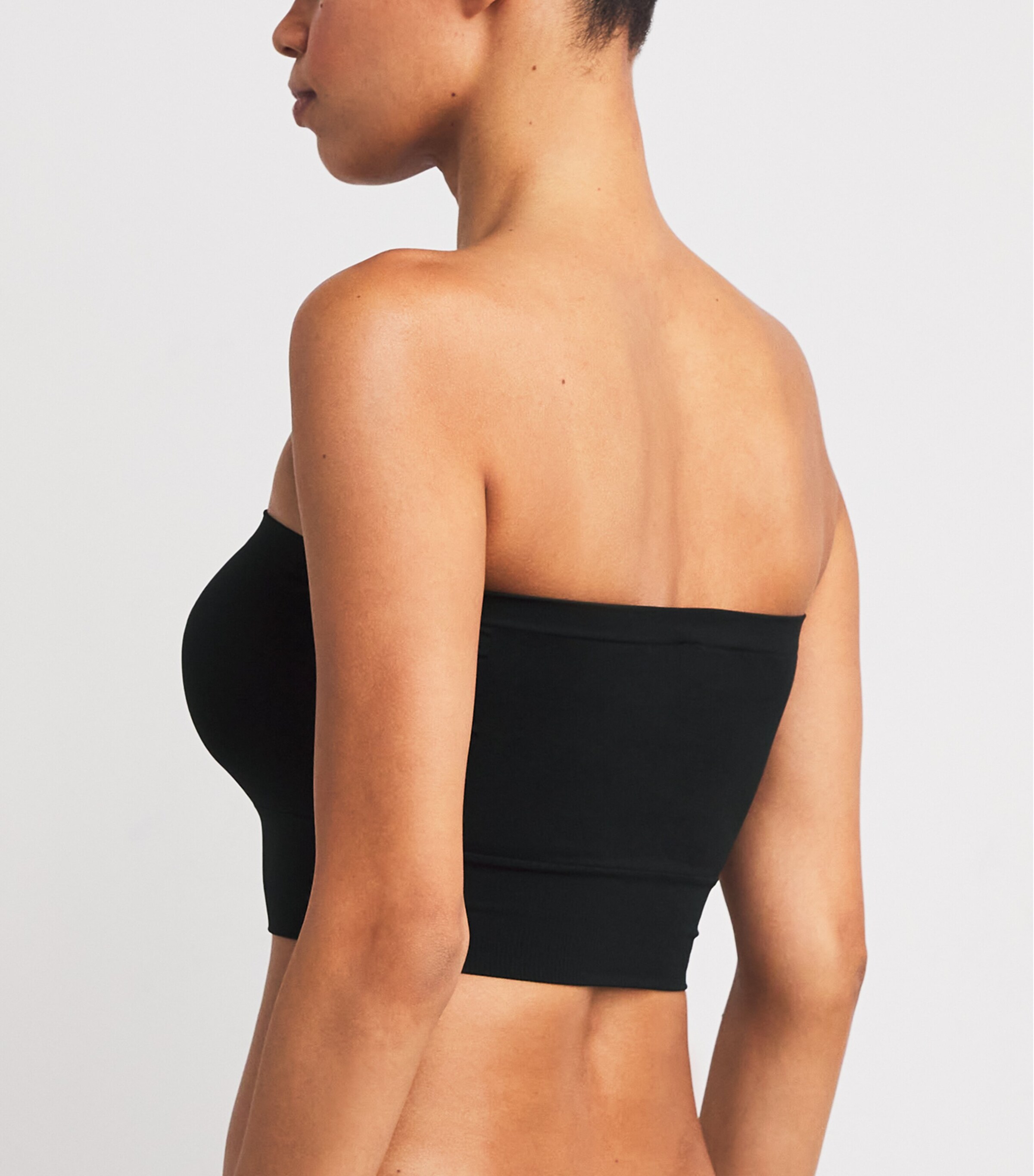 Seamless Bandeau Top 7005 BLACK Image 3