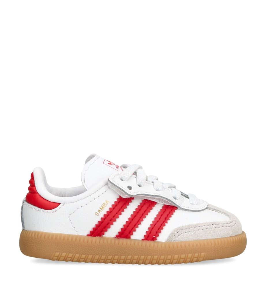 Leather Samba OG Sneakers WHITE/RED Image 1