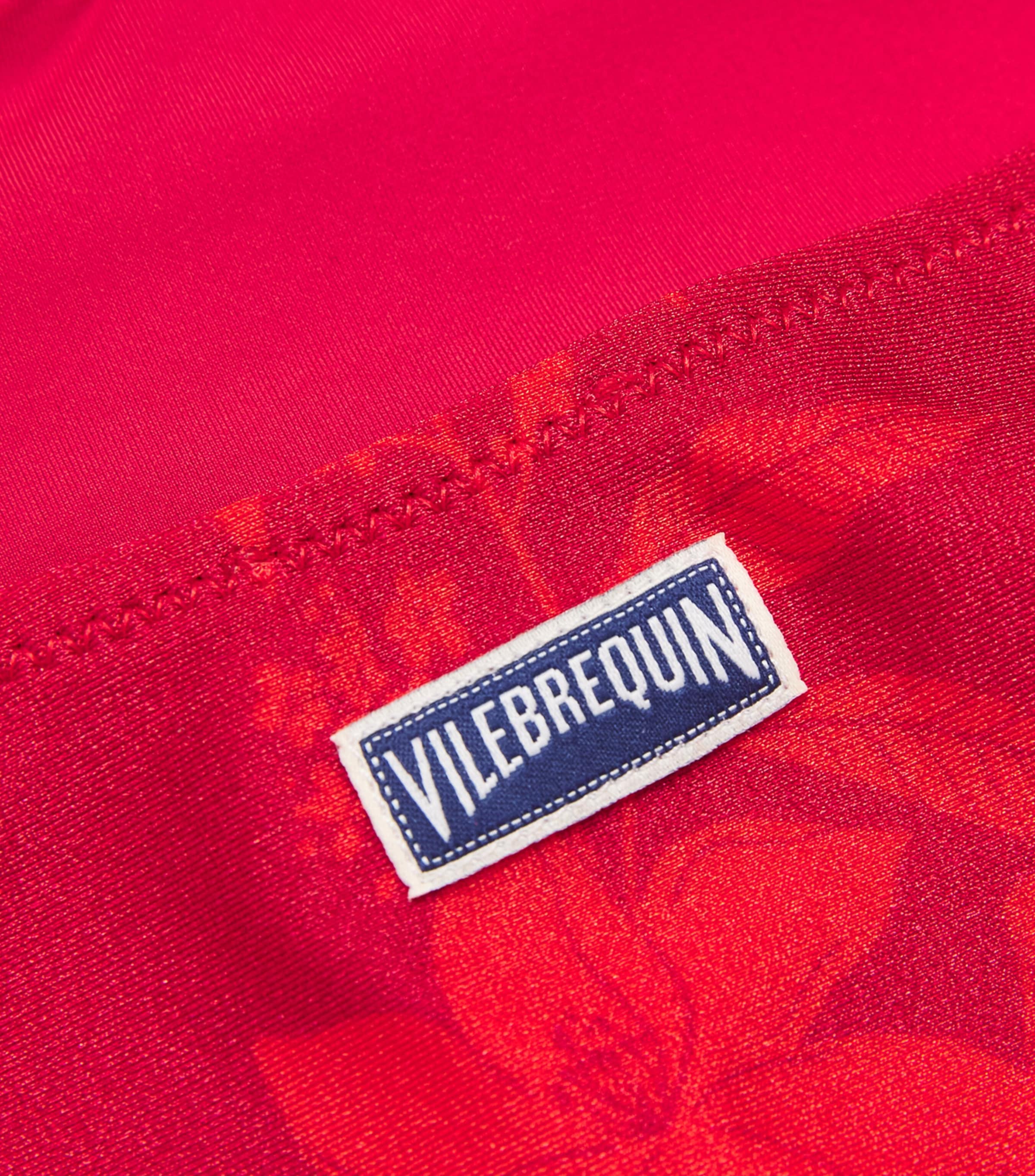 Halterneck Tropical Floral Swimsuit (2-14 Years) 228 LIPSTICK Image 3