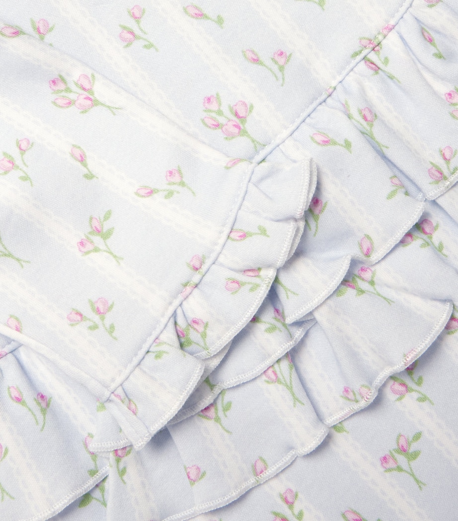 Pima Cotton Bouquets All-In-One (Newborn-9 Months) K480LIGHT BLUE Image 3