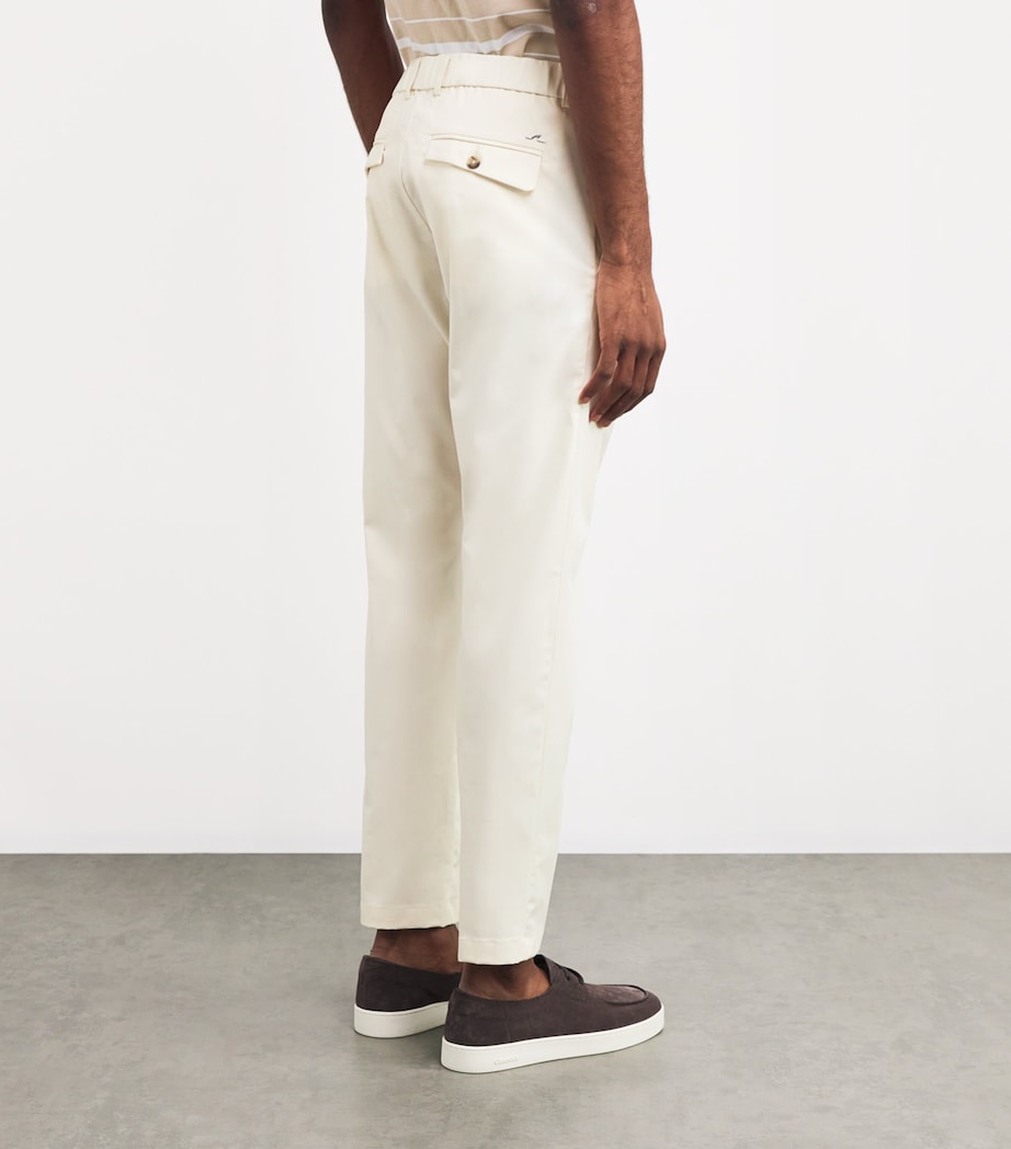 Stretch Slim-Fit Chinos with Shark Charm 782BUTTER Image 4